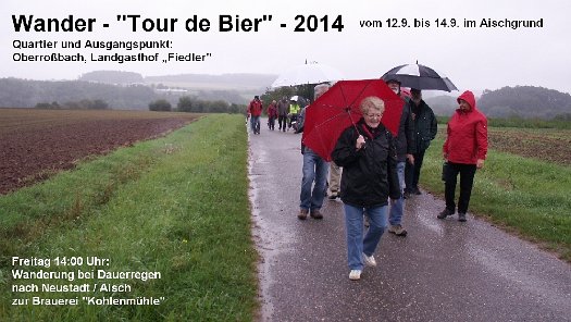 Die Wandertour de Bier 2014 - Oberroßbach (1)